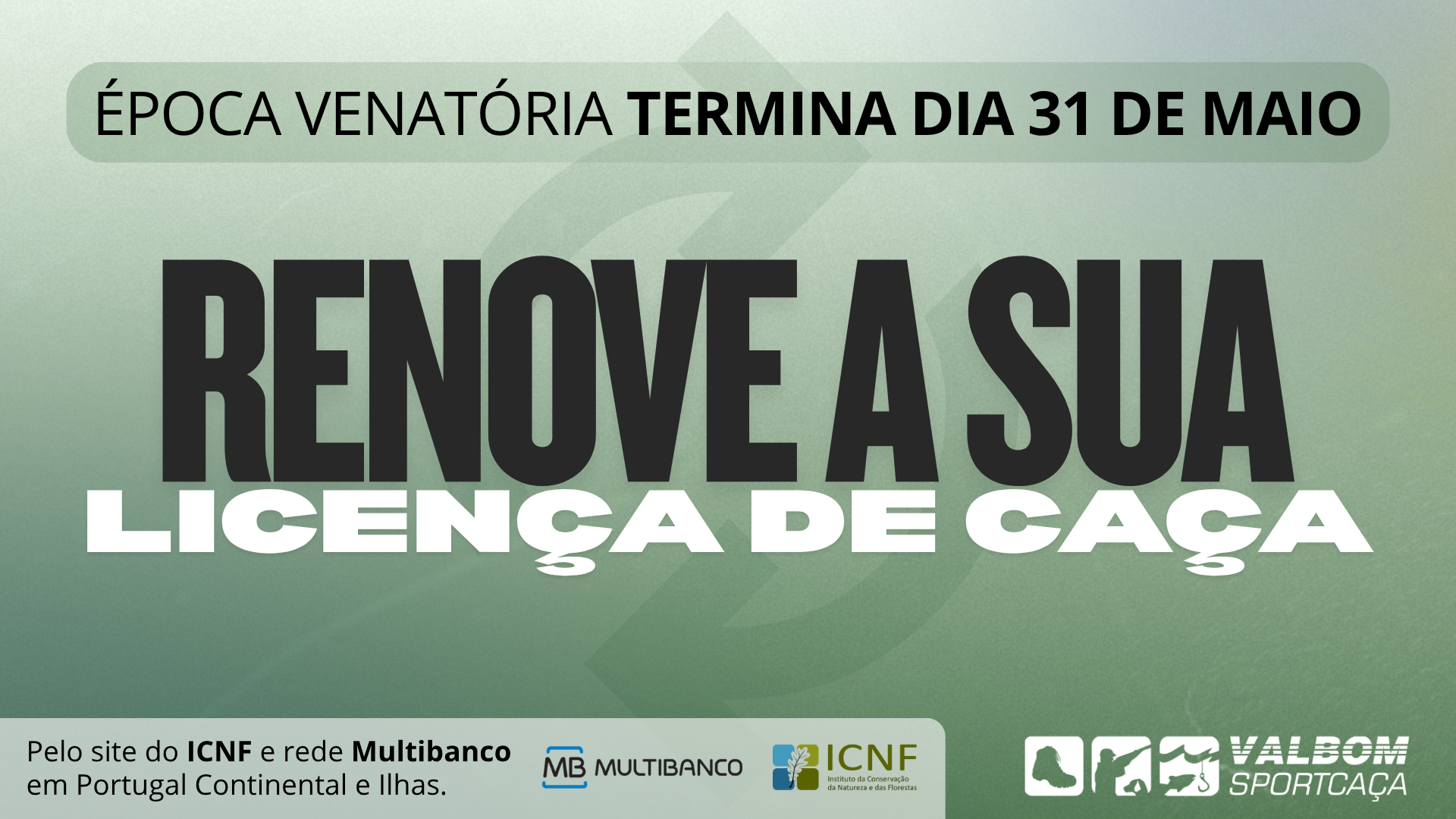 Renovação da licença de caça